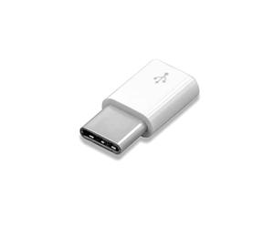 vhbw Adapter OTG for Mobile Devices Mobile Devices White USB type C (male)