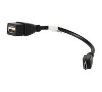 vhbw Adapter OTG Replacement for Nokia CA-157 for Mobile Devices - Cable from micro-USB (male) to USB port (female), black