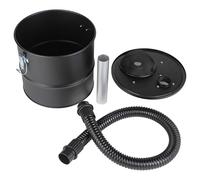 vhbw Ash Filter Set compatible with Kärcher MV 3 Premium, MV 3 P Extension Kit Wet-Dry Vacuum Cleaner - 1x hose, 1x telescope tube, 1x ash filter