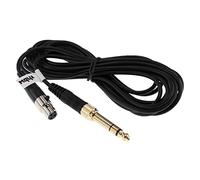 vhbw Audio AUX Cable compatible with AKG K240 MK II, K240 Studio, K271 MK II Headphones - Audio Cable, 3.5 mm Jack to 6.3 mm, 300 cm Black