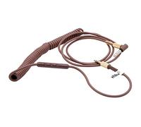 vhbw Audio AUX Cable compatible with Marshall Major Bluetooth, Major 4, Major II Headphones - Audio Cable, 3.5 mm Jack, 150 cm Brown