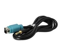 vhbw AUX Audio Adapter Cable Radio (100 cm) compatible with Alpine IXA-W407BT, IDA-X305, IDA-X311, IDA-X313, IXA-W404R Car, Car Radio - USB