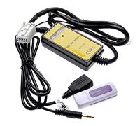 vhbw AUX USB Audio Adapter Cable Radio (9.5 cm) compatible with VW RNS-300/310*, RCD-300, RNS MFD2 CD/DVD, RCD-500 Car, Car Radio
