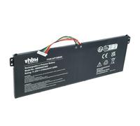 vhbw Battery compatible with Acer TravelMate P2 TMP215-51-56BF, TMP215-51-56R2, TMP215-51-88A8 Laptop (3700mAh, 11.25 V, Li-polymer)