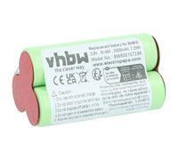 vhbw Battery compatible with BaByliss T24, T24B, T24C Electric Razor (2000 mAh, 3.6 V, NiMH)