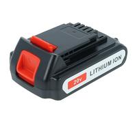 vhbw Battery compatible with Black & Decker BCD003 Type 1, BCD002 H2, BCD002 H1, BDASB18 H1, BCD700S H1 Power Tools (2000 mAh, Li-Ion, 20 V)