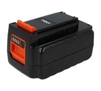 vhbw Battery compatible with Black & Decker CLMA4820L2, CLM3825L2-QW, BCSTA536, BCSTA536L1-QW Power Tools (2000 mAh, Li-Ion, 36 V/36 V / 40 V)