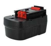 vhbw Battery compatible with Black & Decker KC2002F, KC2002FK, HPD14K-2, HPS1440, HPD1400, HP14KD, NM14 Power Tools (3000 mAh, NiMH, 14.4 V)