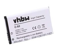 vhbw Battery compatible with Blackberry Gemini Curve 8520 Mobile Phone Smartphone (1000mAh, 3.7V, Li-Ion)