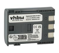 vhbw Battery compatible with Canon Legria MV900, MV930, MV950, MV960, MV830i, MVX200, MV850i, MV890 Videocamera (600 mAh, 7.2 V, Li-Ion)