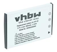 vhbw Battery compatible with Casio Exilim EX Serie EX-S1PM, EX-23, EX-M1, EX-M2, EX-S100, EX-S2, EX-M20, EX-S1 Camera DSLR (550 mAh, 3.6 V, Li-Ion)