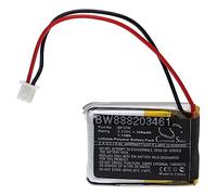 vhbw Battery compatible with Dogtra Just Right, iQ plus, ARC 800 Receiver, Combo, StarWalk Dog Collar Trainer (300 mAh, 3.7 V, Li-polymer)