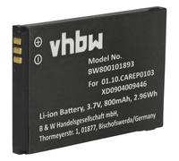 vhbw Battery compatible with Doro HandlePlus 334, PhoneEasy 332, 338, 341, 342, 345, 505 (800mAh, 3,7V) Replacement for 01.10.CAREP0103y, XD0904009446