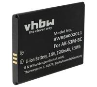 vhbw Battery compatible with Emporia Supereasy SE, PSP400, Smart 5 Mini, Supereasy Mobile Phone Smartphone Senior Phone (2500 mAh, 3.8 V, Li-polymer)