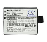 vhbw Battery compatible with EZVIZ S6, S5, S3, S2, S1C Camera DSLR (1100mAh, 3.8 V, Li-ion)