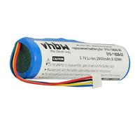 vhbw Battery compatible with Garmin GAA003, GAA002, Alpha 100, T5, Alpha, GAA004, T5X, DC50 Dog Collar Trainer (2600mAh, 3.7 V, Li-ion)