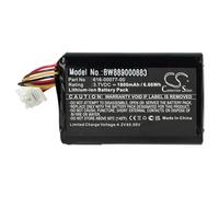vhbw Battery compatible with Garmin Zumo 590, 595, 590LM, 595LM GPS Navigation System Sat Nav (1800mAh, 3.7 V, Li-ion)