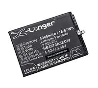 vhbw Battery compatible with Honor KKG-AN70, X30 Max Mobile Phone Smartphone (4900 mAh, 3.85 V, Li-polymer)