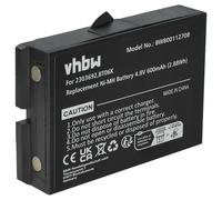 vhbw Battery compatible with Ikusi TM70/1, TM70/2 Industrial Radio Remote Control (600mAh, 4.8 V, NiMH) - Replacement for Ikusi BT06K, 2303692