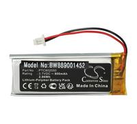 vhbw Battery compatible with Interphone F3MC, F3, F2S, F2, F3S, Edge, Connect, Active Wireless Headset Headphones (800 mAh, 3.7 V, Li-polymer)