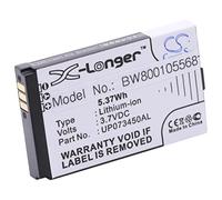 vhbw Battery compatible with JCB Toughphone Sitemaster 2 (TP305) Mobile Phone Smartphone Outdoor Phone (1450 mAh, 3.7 V, Li-Ion)