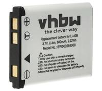 vhbw Battery compatible with Kodak Pixpro FZ55, Pixpro X52, Pixpro X53, Pixpro X54, Pixpro X55 Camera DSLR (600 mAh, 3.7 V, Li-Ion)