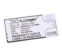 vhbw Battery compatible with LG F770S, G5 Mini, K600Y, MK6M, X Fast Dual SIM, X Mach, X5, X5 4G LTE Mobile Phone Smartphone (2800 mAh, 3.85 V, Li-ion)