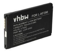vhbw Battery compatible with LG KS500, GU230, KF390, KS500, KF757, KP260 Mobile Phone Smartphone (700mAh, 3.7 V, Li-Ion)