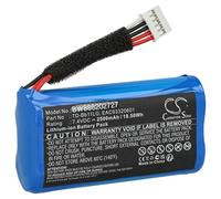 vhbw Battery compatible with LG PJS9W, PJ9, PJ9B, Music Flow P7, NP7550, PK7 Loudspeaker (2500 mAh, 7.4 V, Li-Ion)