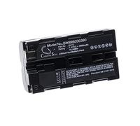 vhbw Battery compatible with Line 6 Variax Guitars, Variax Standard, JTV James Tyler Variax, Shuriken Electric Guitar (2600mAh, 7.4 V, Li-Ion)