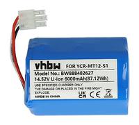 vhbw Battery compatible with Miele Scout RX3, RX2 Home Cleaner (6000 mAh, 14.52 V, Li-Ion)