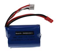 vhbw Battery compatible with MJX T11, T10, T34 Model Making Device (1100mAh, 7.4 V, Li-Ion, 55 x 37 x 19 mm, BEC)