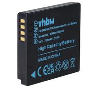 vhbw Battery compatible with Panasonic Lumix DMC-FS10, DMC-FS6, DMC-FS25, DMC-FS42, DMC-FS12, DMC-FS15 Camera DSLR (700mAh, 3.6 V, Li-Ion)