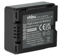 vhbw Battery compatible with Panasonic NV-GS10, NV-GS17, NV-GS21, NV-GS22, NV-GS27, NV-GS30, NV-GS33, NV-GS35, NV-GS50, NV-GS55K Videocamera (600 mAh, 7.2 V, Li-Ion)
