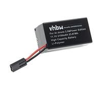 vhbw Replacement Battery compatible with Parrot AR.Drone 2.0, 2.0 Elite Edition Drone Multicopter Quadrocopter (2150mAh, 11.1V, Li-Polymer)