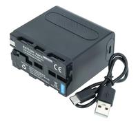 vhbw Battery compatible with Sony DCR-TRV210E, DCR-TRV130E, DCR-TRV130, DCR-TRV210, DCR-TRV125, DCR-TRV125E Camera DSLR (6000 mAh, 7.4 V, Li-Ion)