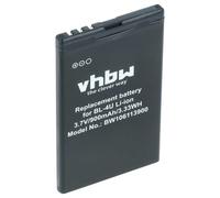 vhbw Battery compatible with teXet TM-333, TM-D305 Mobile Phone Smartphone (900 mAh, 3.7 V, Li-Ion)