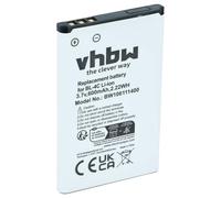 vhbw Battery compatible with TTFone Venus 2 TT31, TT700, TT59, Mars TT400, Earth TT23, TT002 Mobile Phone Smartphone (600 mAh, 3.7 V, Li-Ion)