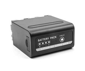 vhbw Battery compatible with Yongnuo YN-300 AIR PRO LED CRI 95+, YN-216 5500K Videocamera (10200mAh, 7.4 V, Li-Ion) + USB Port