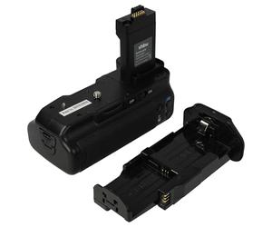 vhbw Battery Grip compatible with Canon EOS Rebel T1i, Rebel XS Digital Camera SLR DSLR, incl. Mode Dial, plastic/metal