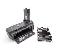 vhbw Battery Grip Replacement for Canon BG-E6 for Digital Camera SLR DSLR, incl. Mode Dial, plastic/metal