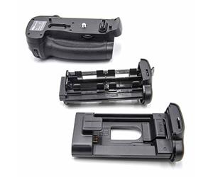 vhbw Battery Grip Replacement for Nikon MB-D18 for Digital Camera SLR DSLR, incl. Mode Dial