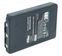 vhbw Battery Replacement for Autec LPM01, LPM01LI, MHM03, R0BATT00E10A0 for Industrial Radio Remote Control (500 mAh, 3.6 V, NiMH) - Black