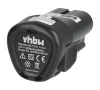 vhbw Battery Replacement for Black & Decker LBXR12, LBX12, LB12, BL1510, BL1310, BL1110 for Power Tools (2000 mAh, Li-Ion, 12 V)