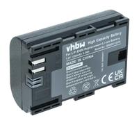 vhbw Battery Replacement for Canon LP-E6N for Camera DSLR (1300mAh, 7.2 V, Li-ion) + Info Chip