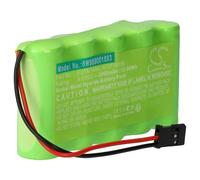 vhbw Battery Replacement for Futaba HT5F1800B, FUTM1484 for Transmitter (2000 mAh, 6 V, NiMH)