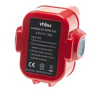 vhbw Battery Replacement for Makita 192638-6, 192596-6, 193058-7, 192697-A, 193099-3, 192595-8 for Power Tools (1500 mAh, NiMH, 9.6 V)
