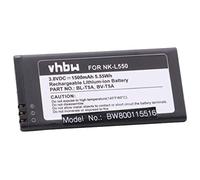 vhbw Battery Replacement for Microsoft BV-T5A, BL-T5A for Mobile Phone Smartphone (1500 mAh, 3.8 V, Li-Ion)