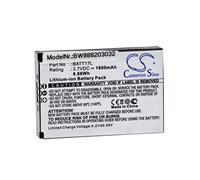 vhbw Battery Replacement for Midland BATT17L for Camera DSLR (1800mAh, 3.7V, Li-Ion)