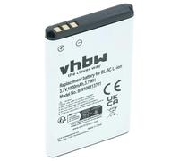 vhbw Battery Replacement for Nokia 0106G20624418, 0670397417535, BL-5CA, BL-5CB, RTX 60020436 for Mobile Phone Smartphone (1000 mAh, 3.7 V, Li-Ion)